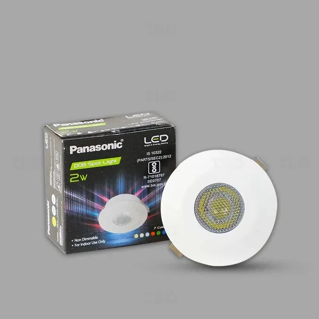 Panasonic 2W Round Green LED Spotlight