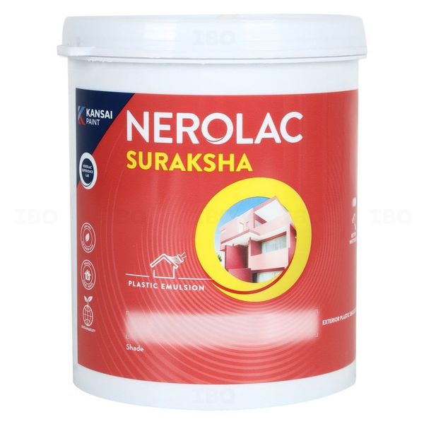 Nerolac Suraksha Acrylic 1 L Exterior Emulsion - Base