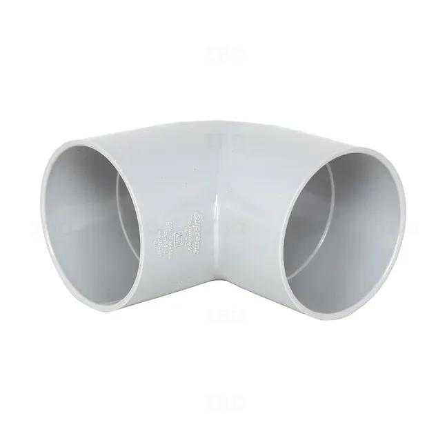Supreme 2 1/2 in. (75 mm) 4 Kg/cm sq Elbow Agriculture Fitting Supreme 2 1/2 in. (75 mm) 4 Kg/cm sq Elbow Agriculture Fitting
