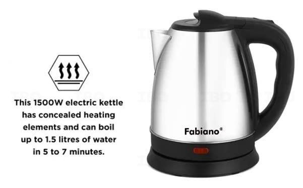 Buy Fabiano 1500W Electric Kettle on Store Best