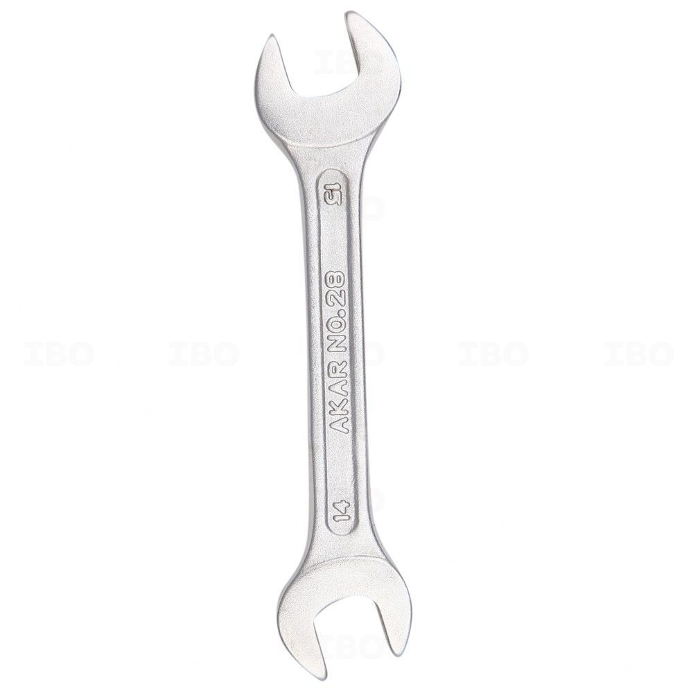 Akar 1400385 14 x 15 mm Open Ended Spanner Akar 1400385 14 x 15 mm Open Ended Spanner