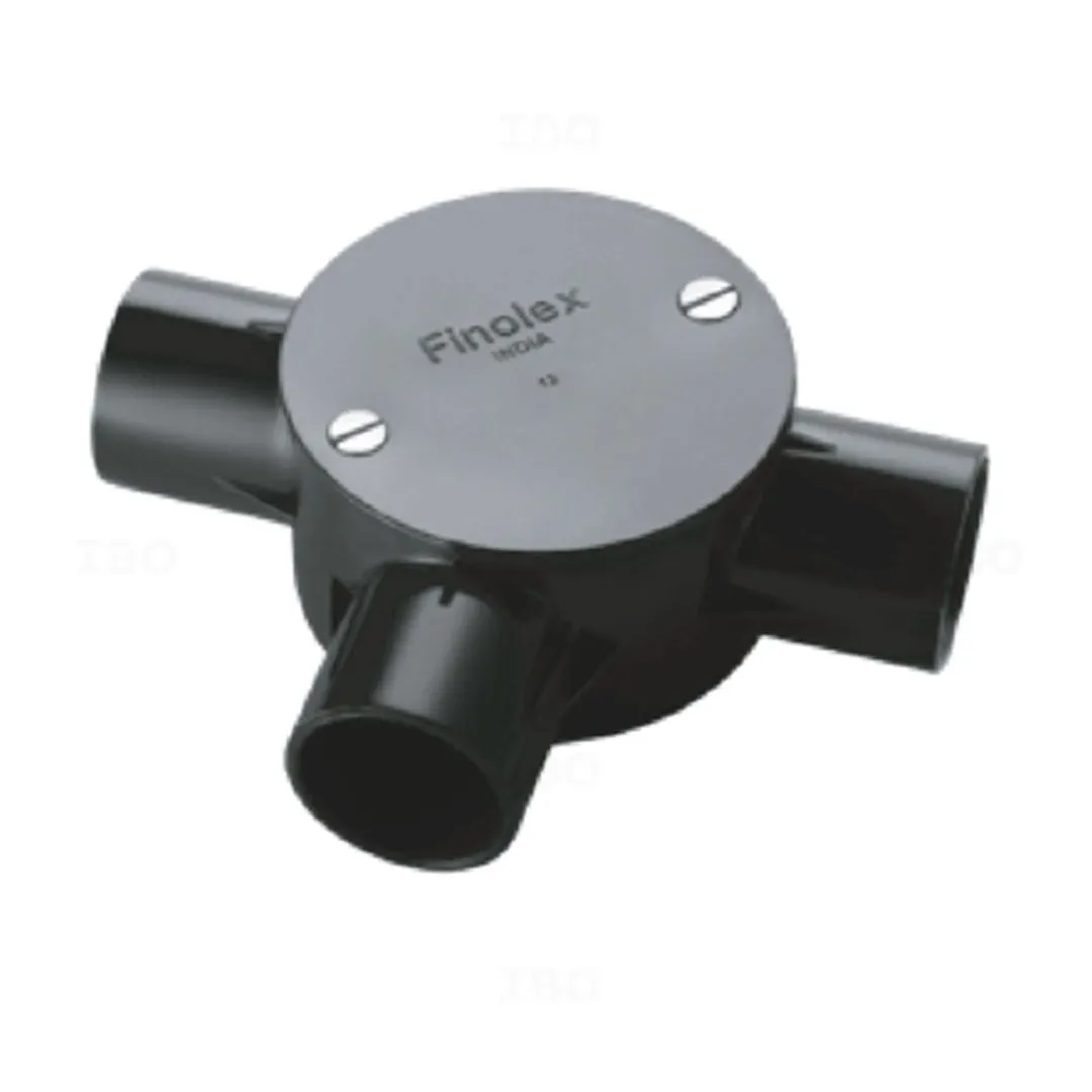 Finolex PVC Junction Box 19 mm PVC Circular Box - Intersection 4 Way