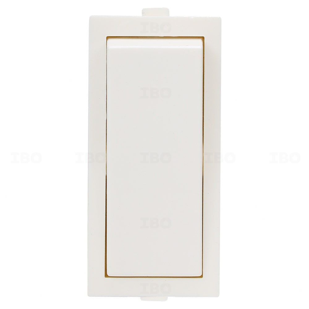 GreatWhite Fiana White 1 Way 10 A Modular Switch GreatWhite Fiana White 1 Way 10 A Modular Switch