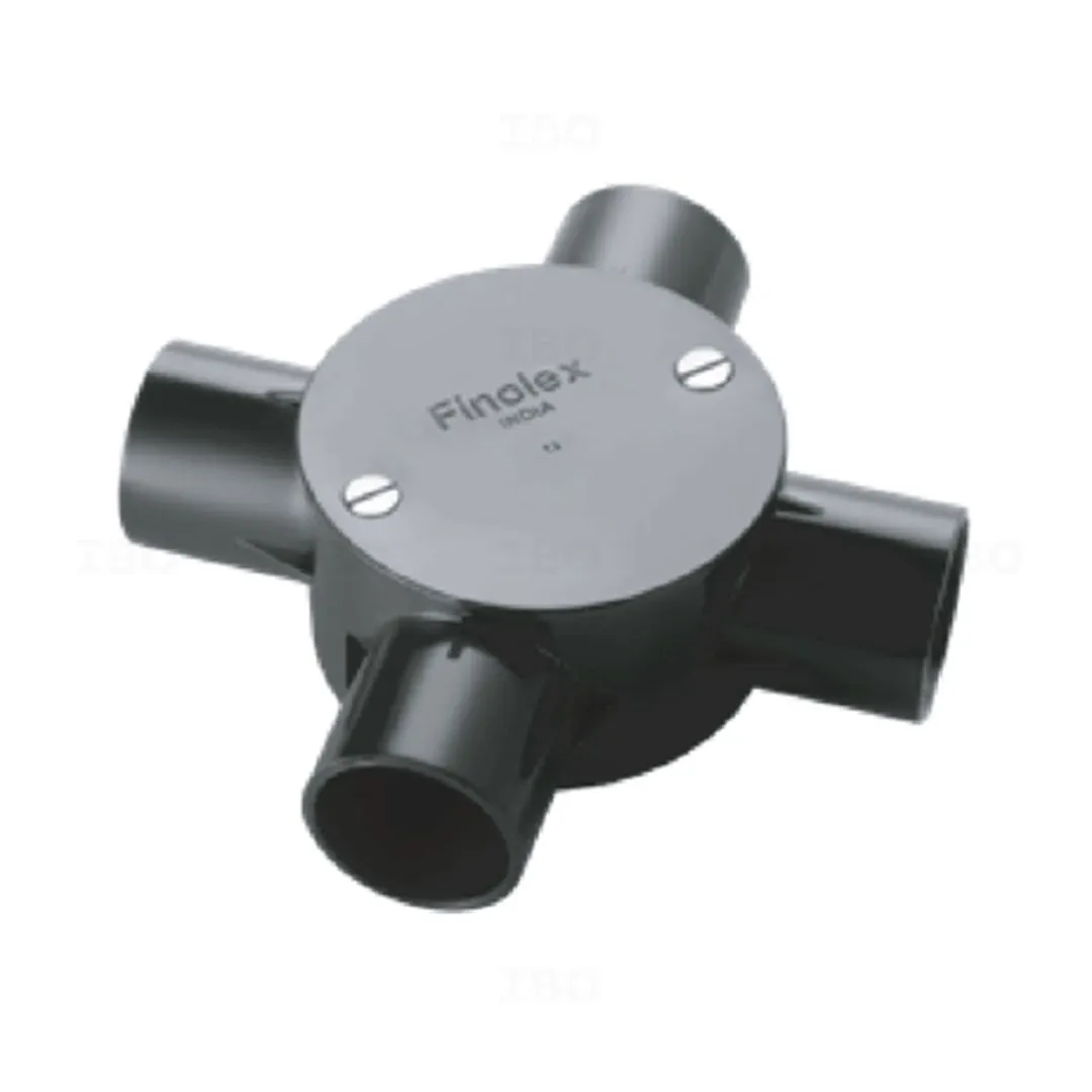 Finolex Standard PVC Circular Box - Intersection 4 Way