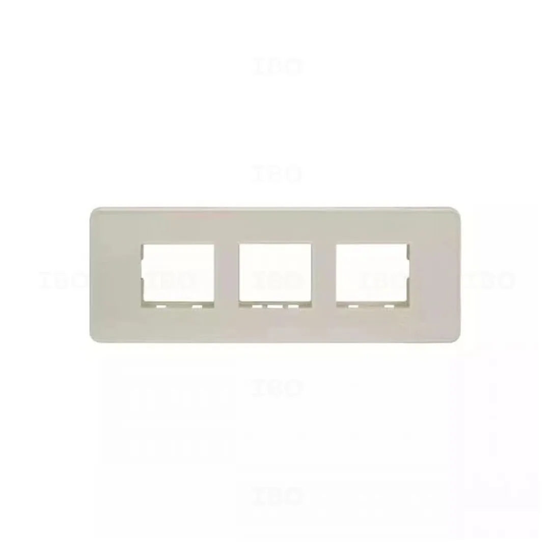 L&T enGem 6 Module Glossy White Switch Board Plate L&T enGem 6 Module Glossy White Switch Board Plate