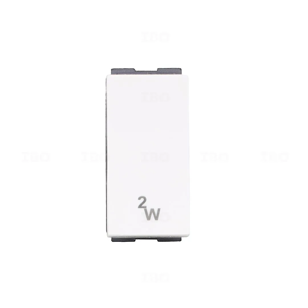 Lisha Special 7 Classic White 2 Way 10 A Modular Switch Lisha Special 7 Classic White 2 Way 10 A Modular Switch