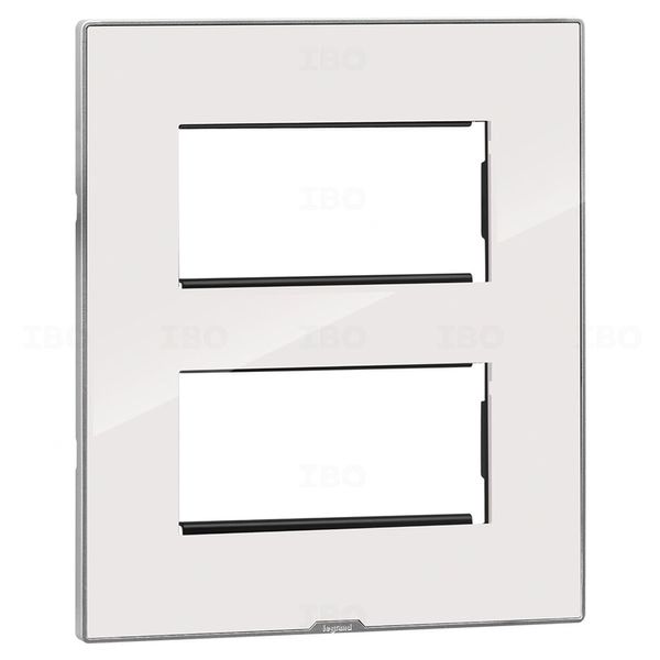 Legrand Myrius 8 (V) Module Glossy Ice White Switch Board Plate Legrand Myrius 8 (V) Module Glossy Ice White Switch Board Plate