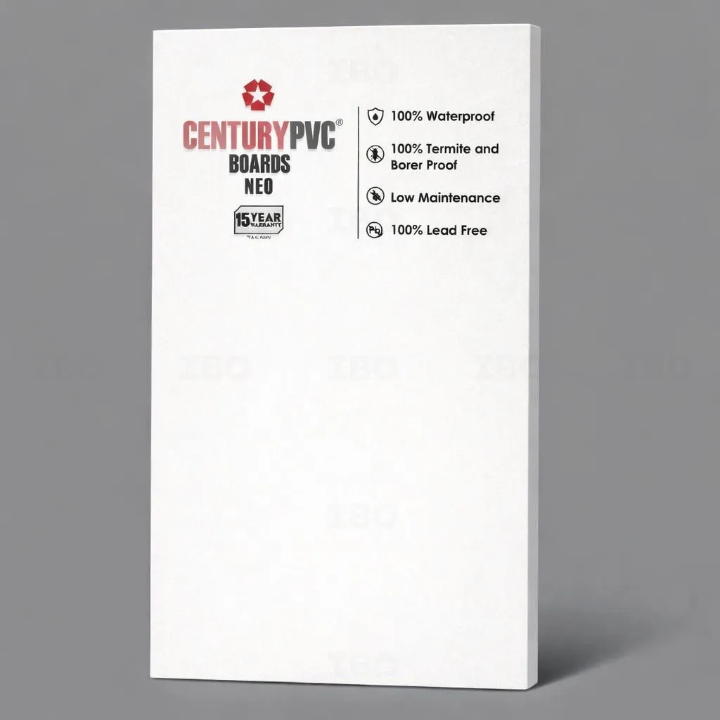 Centuryply PVC 8 ft. x 4 ft. 11 mm PVC Board Centuryply PVC 8 ft. x 4 ft. 11 mm PVC Board