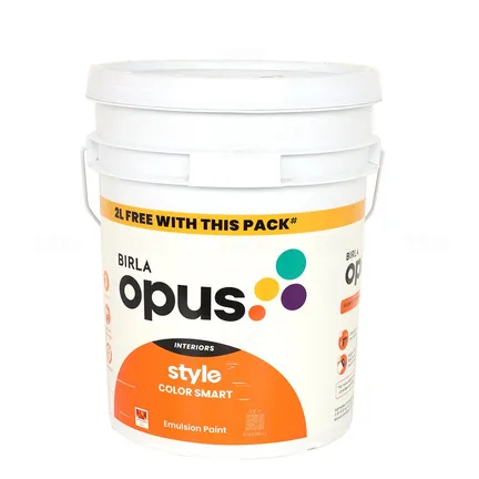 BIRLA opus CS 1 Style Color Smart Pastel 20 L Interior Emulsion - Base BIRLA opus CS 1 Style Color Smart Pastel 20 L Interior Emulsion - Base
