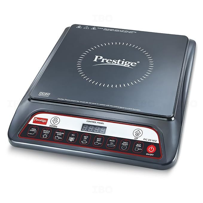 Prestige PIC 20 WIZ 1600W Black Induction Cooktop Prestige PIC 20 WIZ 1600W Black Induction Cooktop