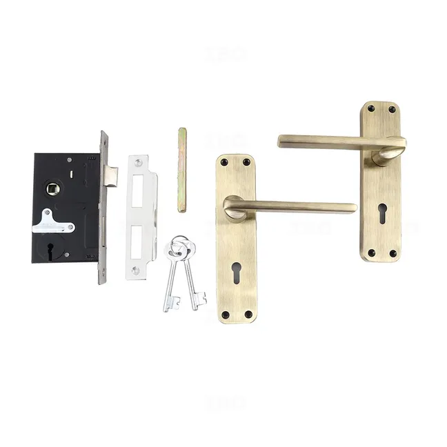 Godrej 6330 Antique Mortise on Plate Set (Key Type)