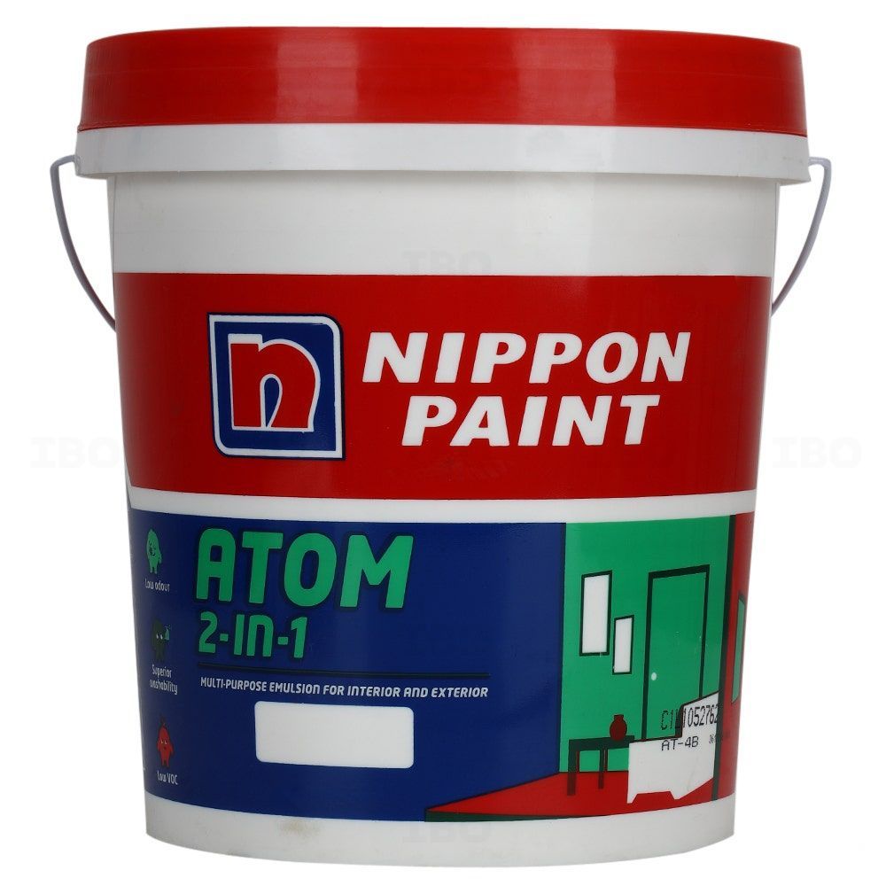 Nippon Atom 2 In 1 10 L AT 4B Exterior Emulsion - Base Nippon Atom 2 In 1 10 L AT 4B Exterior Emulsion - Base