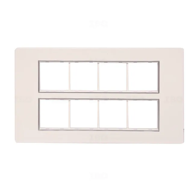 GM Cuba Plano 16 Module Glossy Glossy White Switch Board Plate GM Cuba Plano 16 Module Glossy Glossy White Switch Board Plate