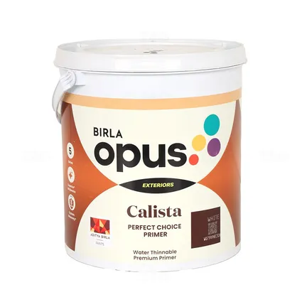 BIRLA opus PCP Calista Perfect Choice White Exterior 4 L Wall Primer BIRLA opus PCP Calista Perfect Choice White Exterior 4 L Wall Primer