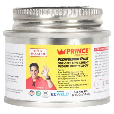 Prince Flowguard Plus 59 ml Solvent Cement Prince Flowguard Plus 59 ml Solvent Cement