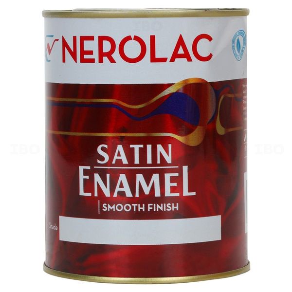 Nerolac Satin 500 ml Black Enamel-Color