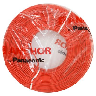 Anchor Advance FR 1 sq mm Red 180 m FR PVC Insulated Wire Anchor Advance FR 1 sq mm Red 180 m FR PVC Insulated Wire