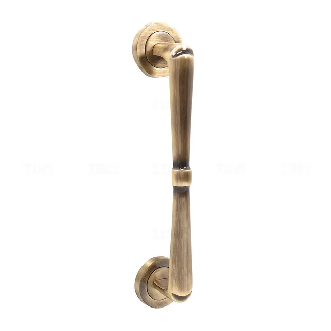 Nimmi 1028CN12ABNI Antique 12 in. Brass Door Handle Nimmi 1028CN12ABNI Antique 12 in. Brass Door Handle