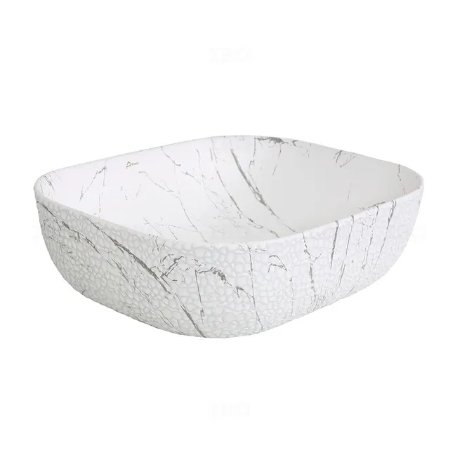 Brizzio PS 209 500 x 400 x 135 mm Marble White Table Top Basin Brizzio PS 209 500 x 400 x 135 mm Marble White Table Top Basin