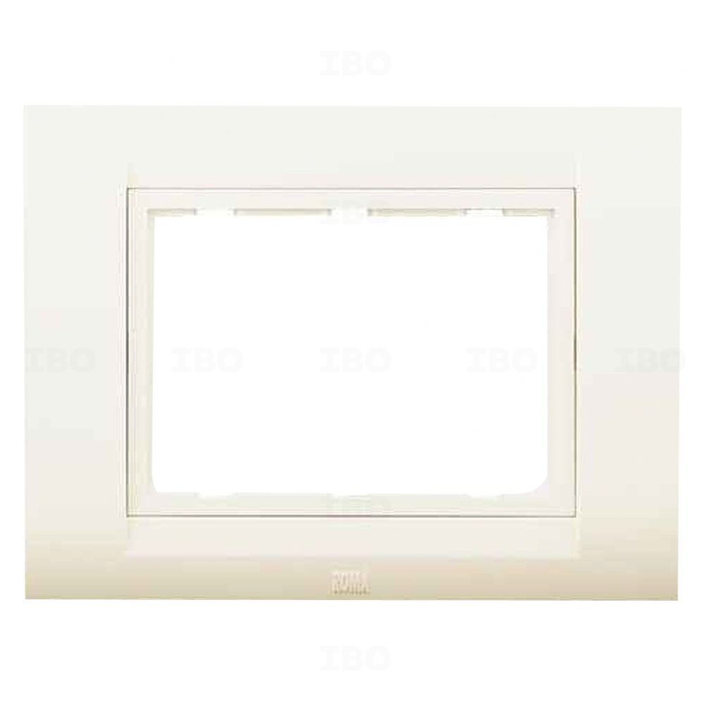 Anchor Tresa 1 Module Glossy White Switch Board Plate