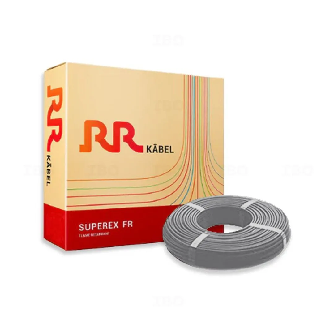 RR Kabel Superex Green HR+FR 1 sq mm Grey 90 m FR PVC Insulated Wire