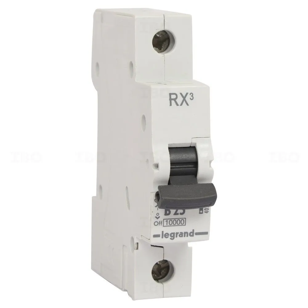 Legrand RX3 Single Pole 25 A B Curve MCB