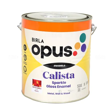 BIRLA opus SGE 23 Calista Sparkle Gloss 4 L Smoke Grey Enamel-Color BIRLA opus SGE 23 Calista Sparkle Gloss 4 L Smoke Grey Enamel-Color