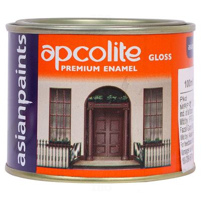 Asian Paints Apcolite Premium - Gloss 100 ml Black Enamel-Color