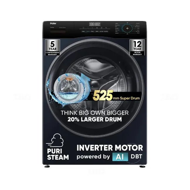 HAIER FAFL WM HW70-IM12929BK 7KG BLU BLK HAIER FAFL WM HW70-IM12929BK 7KG BLU BLK