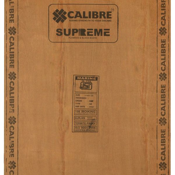 Calibre Supreme 8 ft. x 4 ft. 6 mm BWP/Marine Plywood Calibre Supreme 8 ft. x 4 ft. 6 mm BWP/Marine Plywood