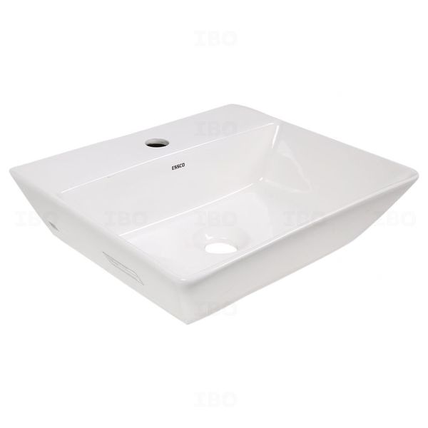 Essco - Jaquar 375 mm x 430 mm x 130 mm White Table Top Basin