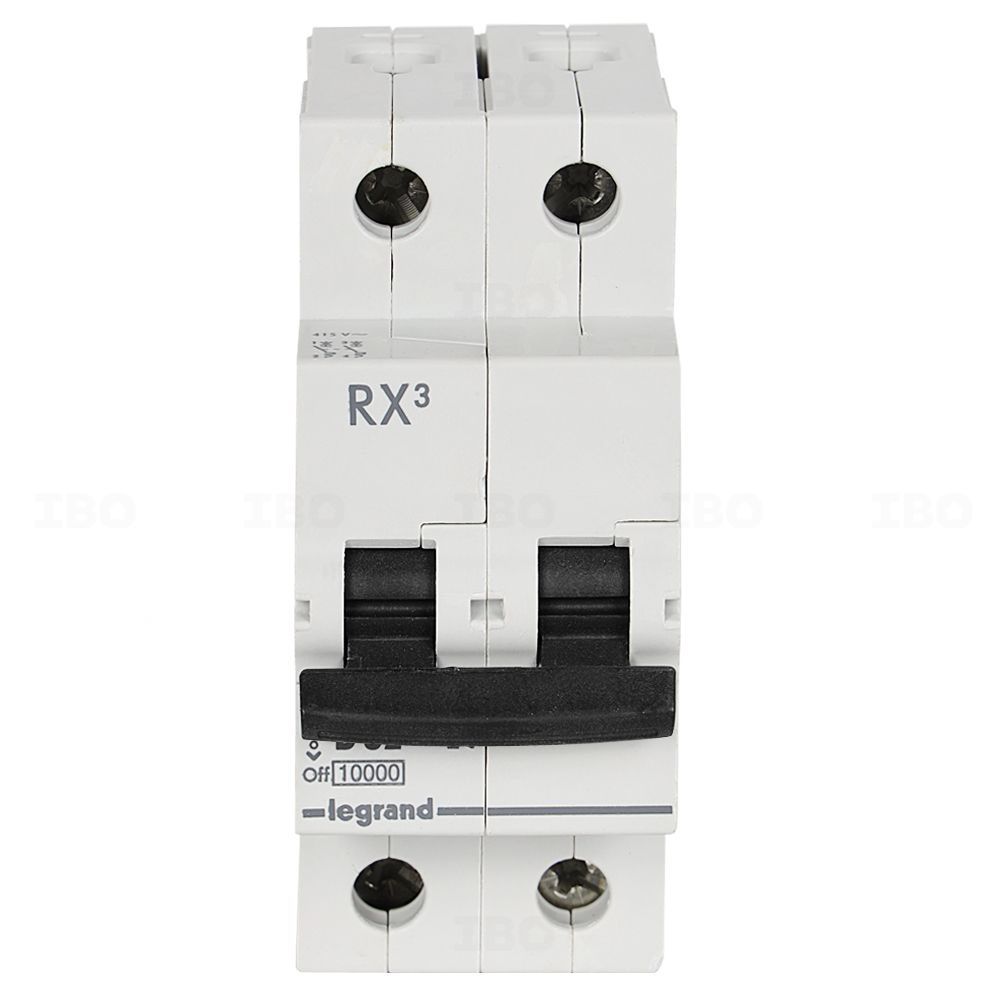 Legrand RX3 Double Pole 25 A C Curve MCB