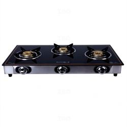 Blowhot Pearl Piezo Stainless Steel & Toughened Glass Gas stove with Automatic Ignition - Battery Operated
