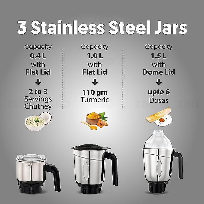 Buy Preethi Galaxy Plus MG250 750W Jar Mixer Grinder on