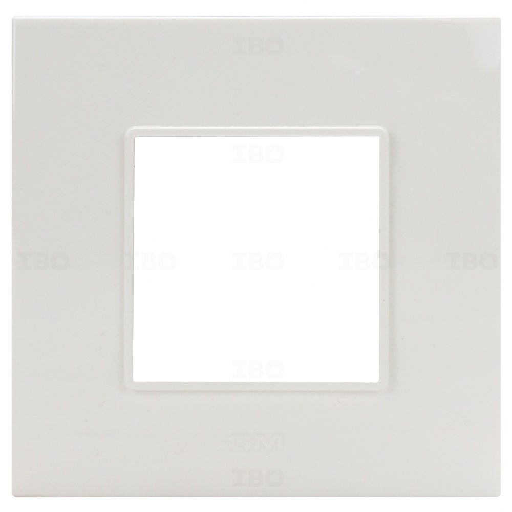 GM Fourfive Casaviva 2 Module Semi-Glossy White Switch Board Plate GM Fourfive Casaviva 2 Module Semi-Glossy White Switch Board Plate