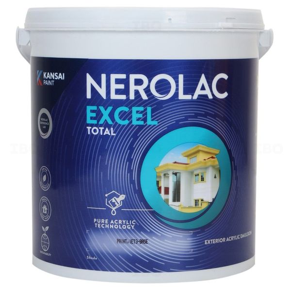 Nerolac Excel Total 3.6 L IET3 Exterior Emulsion - Base