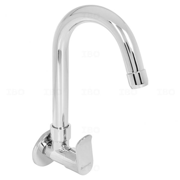 Parryware Wall Mounted Silver Sink Tap