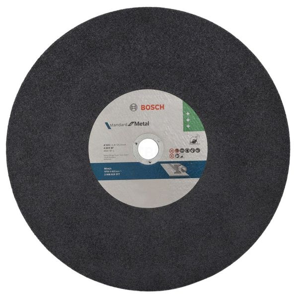 Bosch 2608619377 14in. 355x2.8x25.4mm Chop Saw Wheel Bosch 2608619377 14in. 355x2.8x25.4mm Chop Saw Wheel