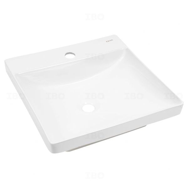 Cera 445 mm x 445 mm x 135 mm Snow White Table Top Basin