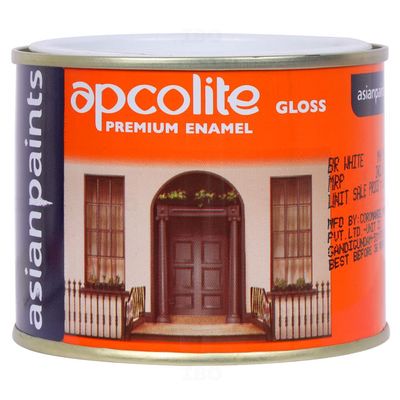 Asian Paints Apcolite Premium - Gloss 200 ml Brilliant White Enamel-Color