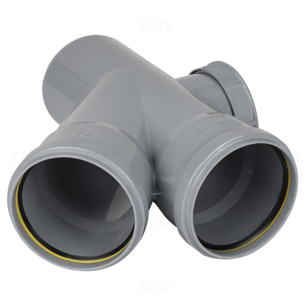 Ashirvad 4 in. (110 mm) Single Y With Door SWR Fitting Ashirvad 4 in. (110 mm) Single Y With Door SWR Fitting