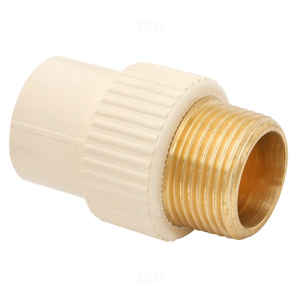 Prince FlowGuard Plus 1 in. (25 mm) CPVC Adaptor - MTA (Brass)