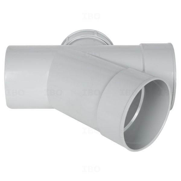Finolex 4 in. (110 mm) Single Y With Door SWR Fitting Finolex 4 in. (110 mm) Single Y With Door SWR Fitting