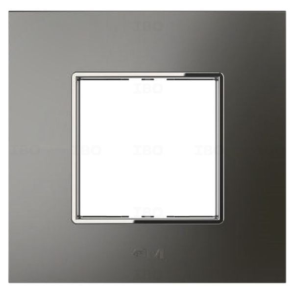 GM Casaviva 2 Module Metal Finish Graphite Magnesia Switch Board Plate