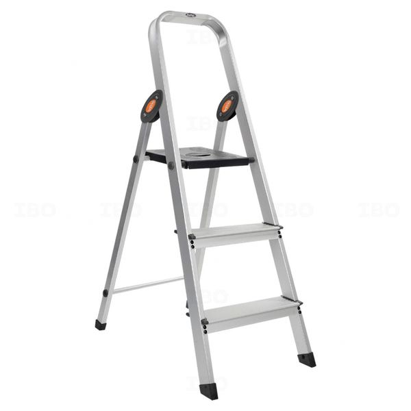 Bathla Advance Carbon Aluminium 3 Step Ladder