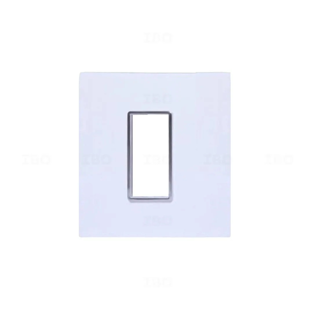 GM G-Nine X Stela 1 Module Glossy Glossy White Switch Board Plate