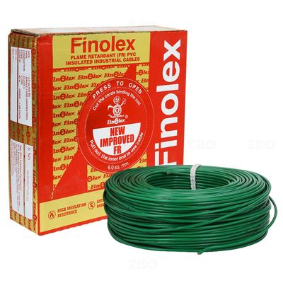 Finolex Gold 6 sq mm Green 90 m FR PVC Insulated Wire