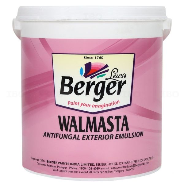 Berger Paints Walmasta 4 L P0 Base Exterior Emulsion - Base Berger Paints Walmasta 4 L P0 Base Exterior Emulsion - Base