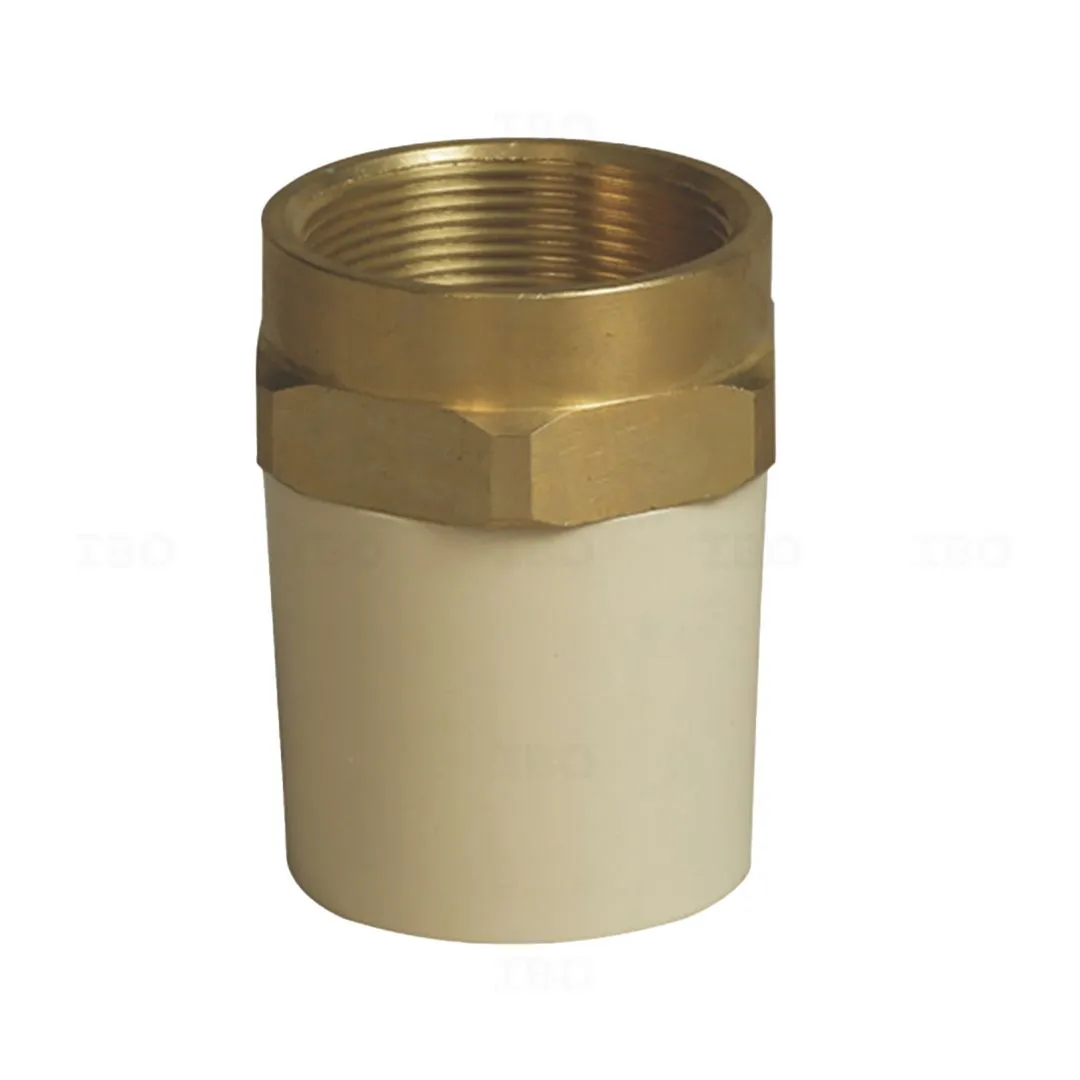 Supreme Lifeline 1 x 1 in. (25 x 25 mm) CPVC Adaptor - FTA (Brass)