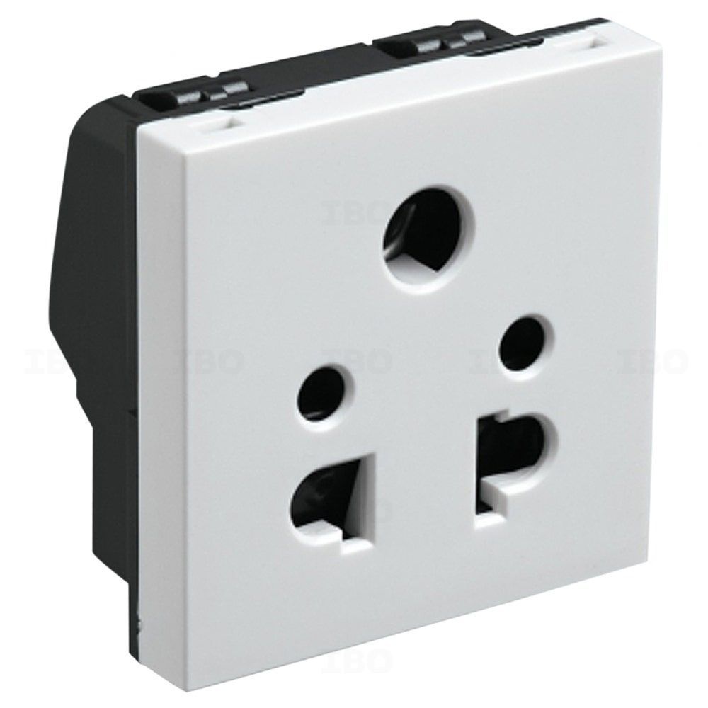 Legrand Myrius White 5 pin 6 A 2 Module Socket